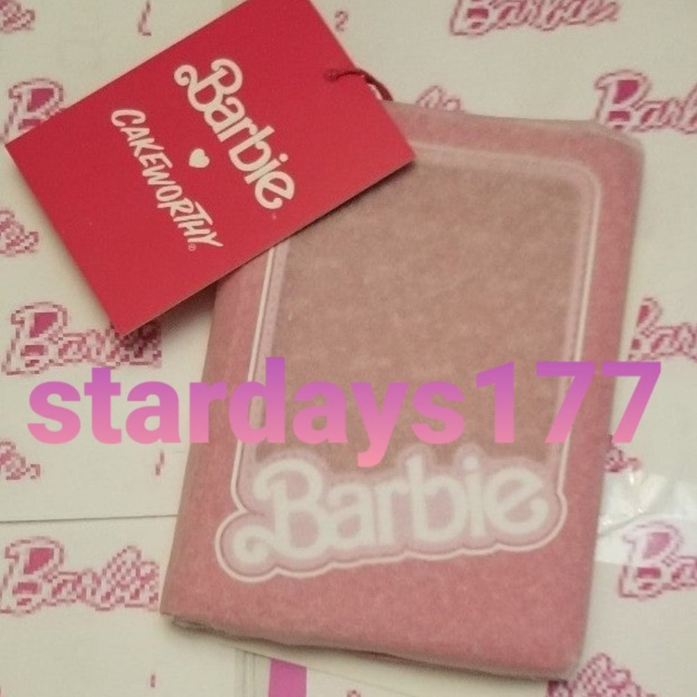 cakeworthy barbie pink passport holder